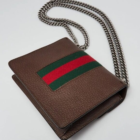Gucci Brown Leather Mini Dionysus Shoulder Bag - Picture 3 of 11